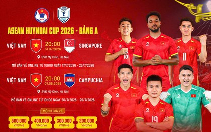 Mở bán vé xem đội tuyển Việt Nam trên sân Mỹ Đình tại ASEAN Cup 2026