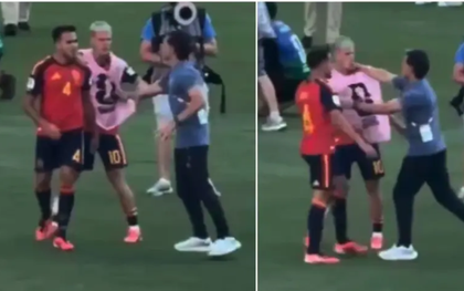 Lộ video hành hung Dani Olmo sau trận chung kết World Cup, trợ lý HLV Argentina chính thức lên tiếng
