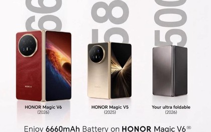 HONOR đăng ảnh "khịa" Galaxy Z Fold8 giờ mới có pin 5.000mAh