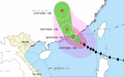 Bão số 2 Noul đạt cường độ cực đại, đang di chuyển rất nhanh