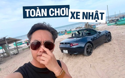 Cường ‘Đô la’ đem Mazda MX-5 đi vầy cát biển: Màu sơn mới khác dàn xe đang có, bộ sưu tập JDM số sàn nay lên tới 4 chiếc?