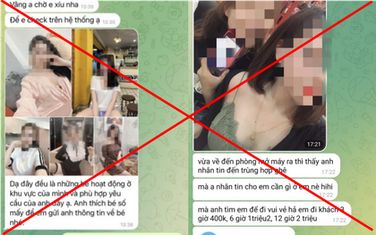 Công an cảnh báo chiêu trò mại dâm trá hình trên Facebook, Zalo, Telegram: Tuyệt đối không bấm vào những quảng cáo này