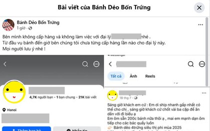 Xưởng bánh dẻo 4 trứng nổi tiếng bất ngờ tố 1 đại lý, netizen lắc đầu: “Quá thiếu chuyên nghiệp”