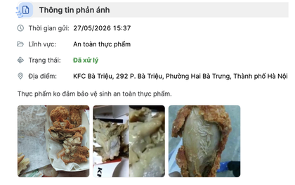 Hà Nội: KFC Bà Triệu bị phản ánh bán thực phẩm nghi không đảm bảo an toàn, UBND phường kiểm tra đột xuất