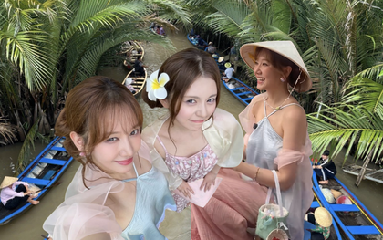 Vợ đạo diễn nghìn tỷ về miền Tây được bà con săn đón, nhan sắc không thua gì các tỷ tỷ xứ Trung