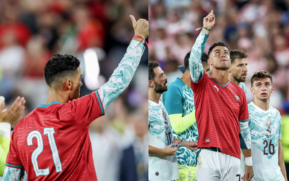 Xúc động: Ronaldo mặc áo của Diogo Jota ăn mừng chiến thắng, tròn 1 năm cầu thủ Bồ Đào Nha qua đời thương tâm