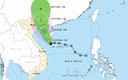 Bão số 1 giật cấp 11 cách đảo Hải Nam (Trung Quốc) khoảng 90km