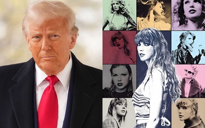 Nhà Trắng tung poster hình Tổng thống Trump: Tương đồng "bức ảnh 5,7 tỷ đô" của Taylor Swift đến ngỡ ngàng