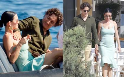 Bạn trai cựu Thủ tướng Canada thoa kem chống nắng cho Katy Perry khiến người xem đỏ mặt