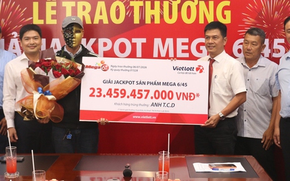 Đang uống cà phê thì phát hiện trúng Vietlott hơn 23 tỷ đồng