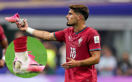 Ngôi sao Bồ Đào Nha đi giày rách toác gót thi đấu ở World Cup