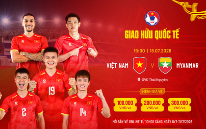 Tất tần tật thông tin về cách mua vé xem ĐT Việt Nam chạm trán Myanmar tại Thái Nguyên