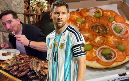 Bữa ăn của "vị thần bóng đá" Messi