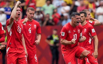 Thần kinh thép chuẩn “Swiss made”: Thụy Sĩ hạ gục Colombia trên chấm penalty cân não, thách thức Argentina ở tứ kết World Cup