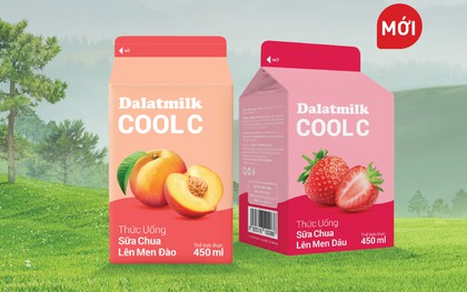 Thanh mát mỗi ngày cùng Thức uống sữa chua lên men Đào Dalatmilk Cool C