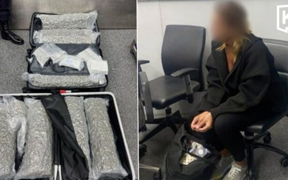 Nữ du khách 21 tuổi bị bắt tại sân bay quốc tế Phuket vì giấu 31,7 kg cần sa trong 2 vali hành lý