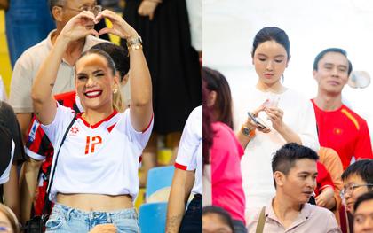 Chu Thanh Huyền đọ sắc với vợ Xuân Son trên sân Mỹ Đình: Nàng WAG người Brazil chiếm trọn "spotlight"