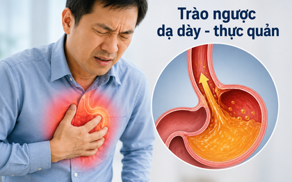 Đau ngực tưởng mắc bệnh tim, bác sĩ phát hiện 'thủ phạm' từ dạ dày