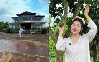 Vợ một CEO flex gia thế ở quê khi “mở tour” thăm nhà sàn 2 tầng, nằm giữa vườn sầu riêng, chôm chôm, bơ…