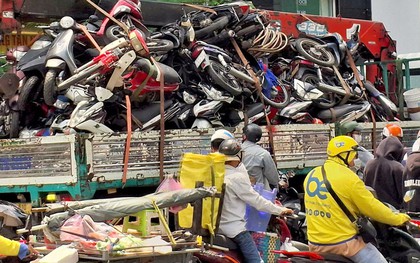 Một lô tài sản được đưa ra đấu giá, giá khởi điểm bình quân hơn 620.000 đồng/phương tiện
