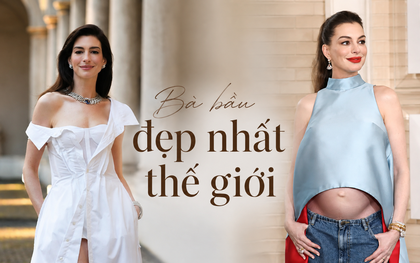 Anne Hathaway mang thai ở tuổi 43 vẫn đẹp gây choáng: Nhìn lại cách cô giữ dáng trước khi có bầu mới thấy đáng nể