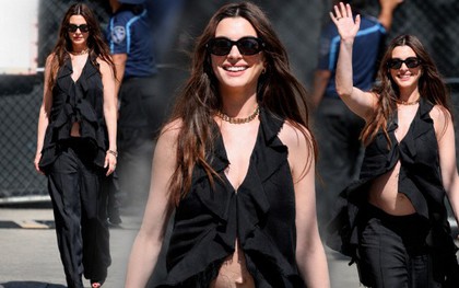 Anne Hathaway để nguyên bụng bầu ra phố sau khi bị nghi "độn bụng để giả bầu": 43 tuổi và đẹp đến mức khiến người ta phải nghi ngờ