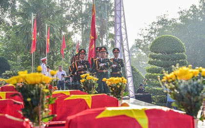 Xúc động lễ truy điệu, an táng hài cốt liệt sĩ tại TP Đồng Nai