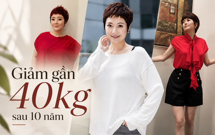 Từ 95kg xuống 56kg: Hành trình giảm cân kéo dài hơn 10 năm của nữ diễn viên U60 gây chú ý