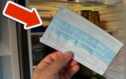 Lý do nên đặt một chiếc khẩu trang y tế vào tủ lạnh