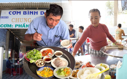 Mâm cơm 35.000 đồng ở Quảng Ngãi đầy đặn thịt, cá, trứng, đông đến mức bà chủ phải nấu thêm 5 lon gạo mỗi ngày