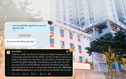 Nữ sinh bật khóc vì câu trả lời của bố khi xin tiền học phí, trường CĐ ở Hà Nội vào comment tận nơi: Điều kỳ diệu xảy ra!