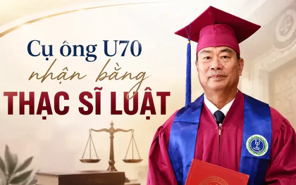U70 nhận bằng Thạc sĩ Luật