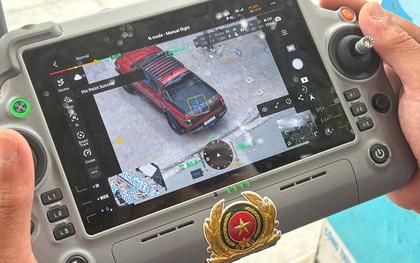 'Mắt thần' UAV giúp CSGT Hà Nội giám sát vi phạm, gỡ ùn tắc