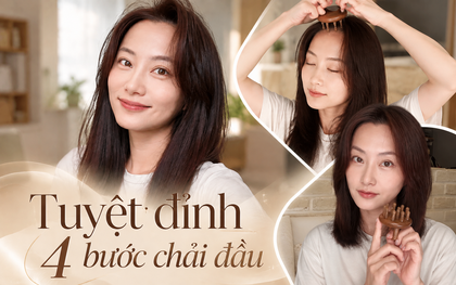 Một nữ diễn viên U50 gây sốt vì quá trẻ: Làm đúng 4 bước chải đầu sẽ có mái tóc bồng bềnh và gương mặt tươi tắn