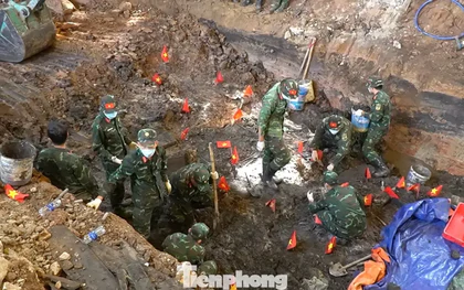 Mở rộng khai quật, phát hiện thêm 24 bộ hài cốt liệt sĩ tại công viên Lê Thị Riêng