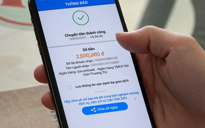Công an sẽ điều tra nếu tài khoản ngân hàng có giao dịch nhận, chuyển tiền sau đây