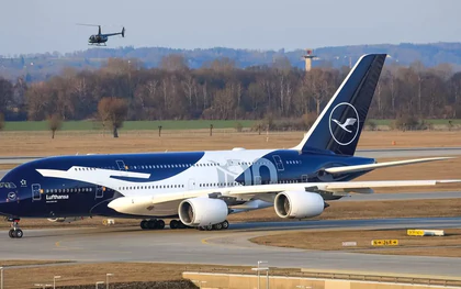 "Siêu máy bay" Airbus 380 gặp sự cố khi hạ cánh tại Munich