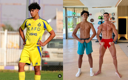 Con trai Ronaldo 16 tuổi cao 1m85, cơ bắp cuồn cuộn chẳng kém bố: Ngay từ  nhỏ đã được tập đều 2 bộ môn