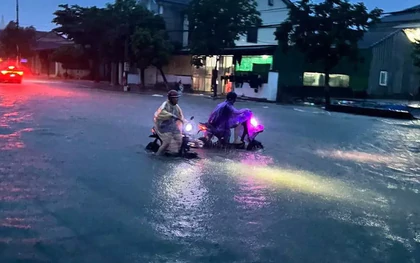 Mưa lớn gây ngập nhiều nơi ở Hà Tĩnh, cảnh báo lũ quét, sạt lở