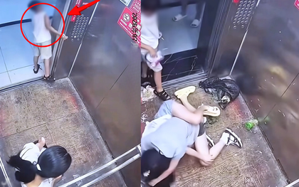 Clip bé trai chặn cửa thang máy 20 giây đợi mẹ, bị nhắc nhở dẫn đến xô xát: Chi tiết khiến người mẹ nhận chỉ trích