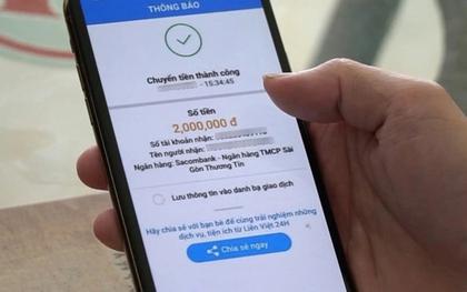 Phong tỏa tài khoản ngân hàng nếu nhận tiền và chuyển tiền có nội dung sau