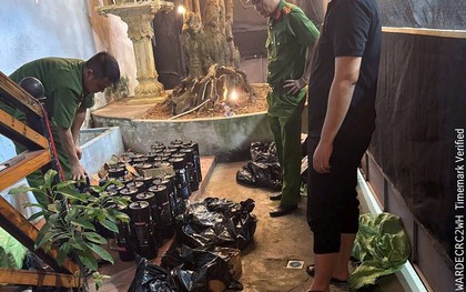 Kiểm tra cơ sở kinh doanh 129 Club lúc 0h40 sáng, phát hiện 98 bình kim loại màu đen cùng loạt hóa đơn bất thường