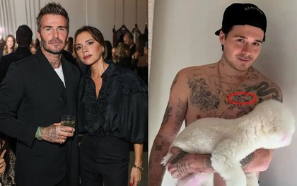 Brooklyn Beckham khoe hình xăm đè lên chữ "mama's boy" vốn dành cho mẹ - Victoria