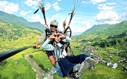 2,19 triệu cho 15 phút bay trên ruộng bậc thang: Bay dù lượn ngắm mùa vàng Sapa thực sự diễn ra như thế nào?