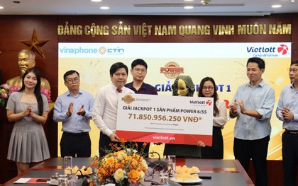 Người đàn ông hơn 1.100 lần trúng Vietlott bất ngờ trúng tiếp 71,8 tỷ đồng