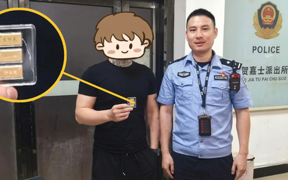Nhặt được 3 thỏi vàng, tưởng vàng giả nên vứt: Cảnh sát vào cuộc, 3 tiếng sau trả lại cho chính chủ