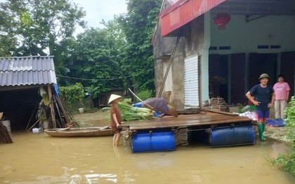 Mưa lũ ở Thanh Hóa: Hàng trăm hộ dân bị ngập, nhiều tuyến đường chia cắt