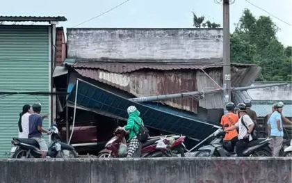 Ô tô gây tai nạn liên hoàn rồi lao vào nhà dân, một người tử vong