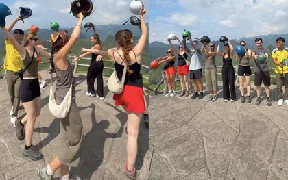 Clip đoàn khách Tây Ban Nha múa bài 'Việt Nam quê hương tôi' trên núi gây sốt