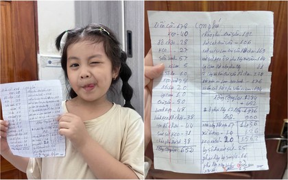 Ngày đầu tiên đi học lớp 1, bé gái mang về tờ "giấy nợ" 1,6 triệu đồng từ bà bán tạp hóa